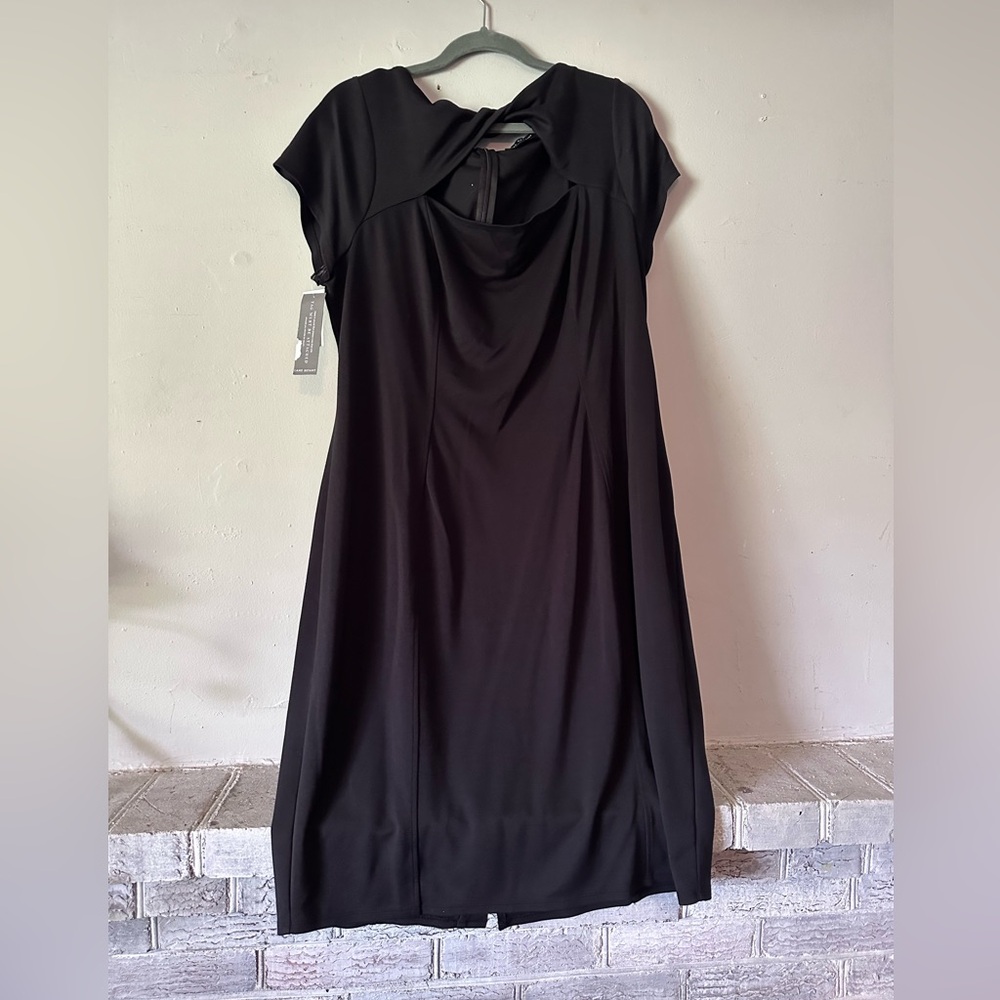 Lane Bryant Twist-Neck Bodycon Dress LBD